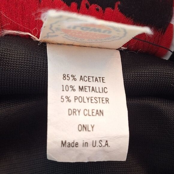 Vintage 80s Lurex Fitted Cocktail Dress Metallic Ruched Bodycon USA Union Made S - Picture 10 of 14